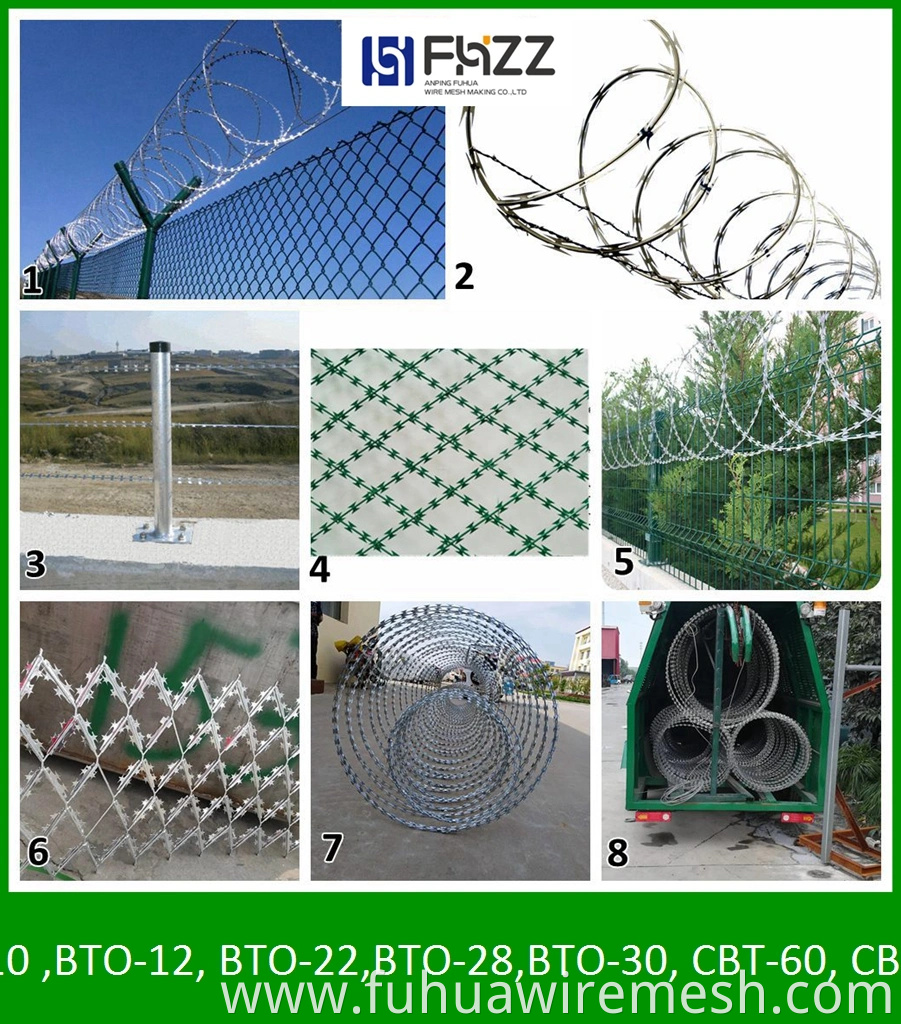 China-Russia Border Cbt65 Concertina Barbed Wire